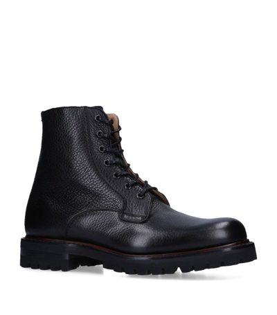 Shop Church's Leather Coalport Boots In Black