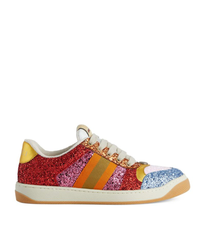 Gucci gold glitter store sneakers