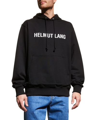 Shop Helmut Lang Men's Core Logo Pullover Hoodie In Wisteria