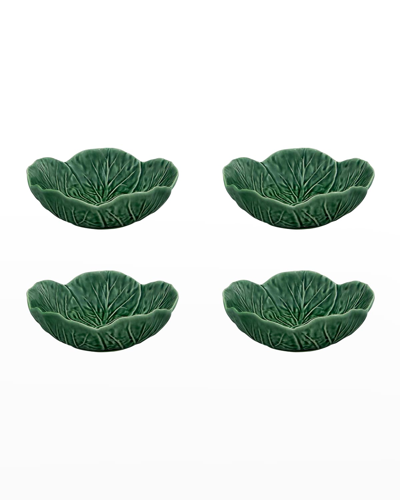 Shop Bordallo Pinheiro Cabbage 13 Oz. Bowls, Green - Set Of 4