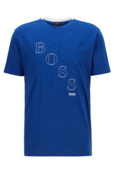 Shop Hugo Boss Blue Men's T-shirts Size M