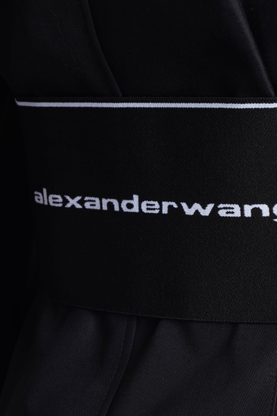 Shop Alexander Wang Blazer In Black Cotton