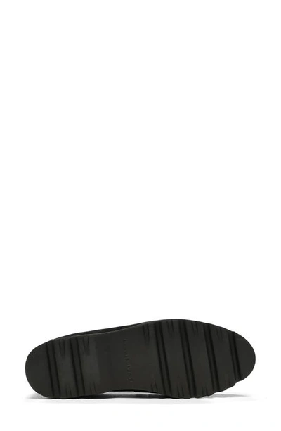 Donald Pliner Clio Leather & Suede Loafer In Black