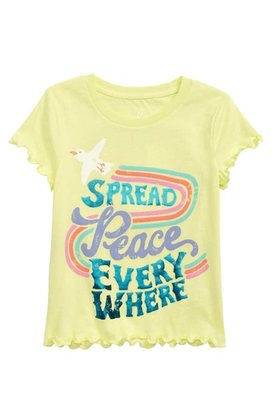 PEEK AREN'T YOU CURIOUS KIDS' SPREAD JOY GRAPHIC TEE 