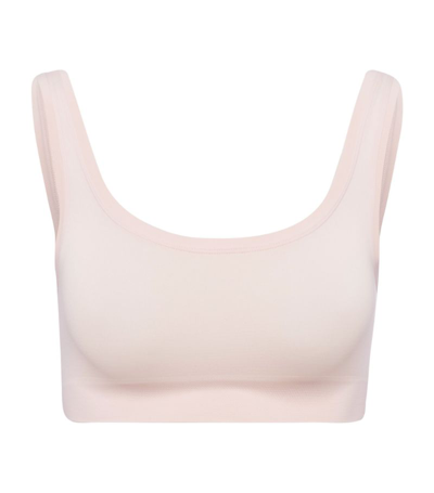 Shop Hanro Touch Feeling Crop Top In Pink