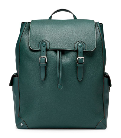 Shop Tanner Krolle Large Leather Freddy 42 Backpack In Green