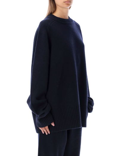Shop Extreme Cashmere Mama Sweater In Navy