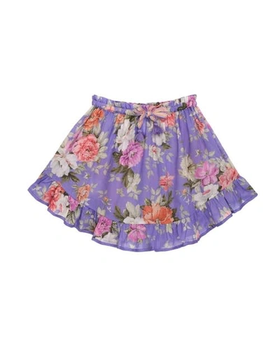 Shop Zimmermann Fantasy Skirt In Viola-rosa