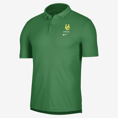 Shop Nike Men's College Dri-fit (oregon) Polo In Green