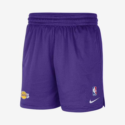 Shop Nike Los Angeles Lakers  Men's Nba Shorts In Purple