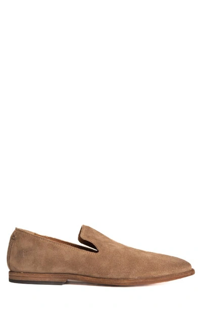 Frye Men's Chris Venetian Suede Slip-on Loafers In Ash