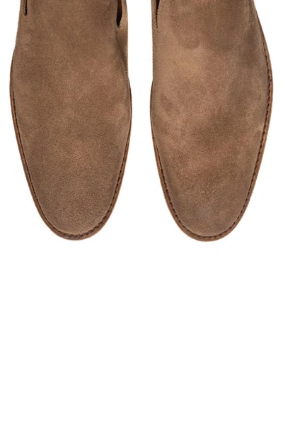 Frye Men's Chris Venetian Suede Slip-on Loafers In Ash