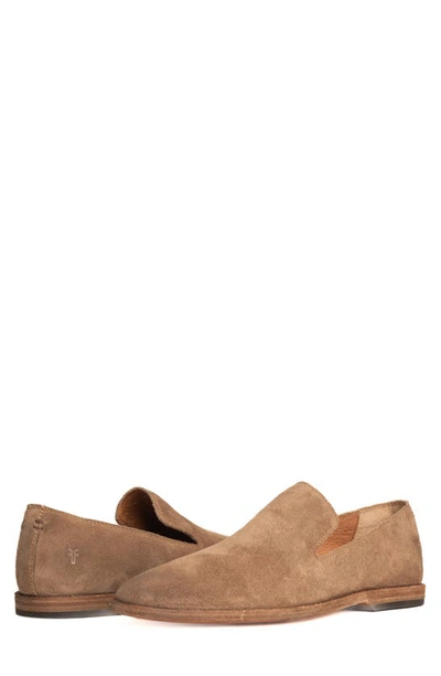 Frye Men's Chris Venetian Suede Slip-on Loafers In Ash