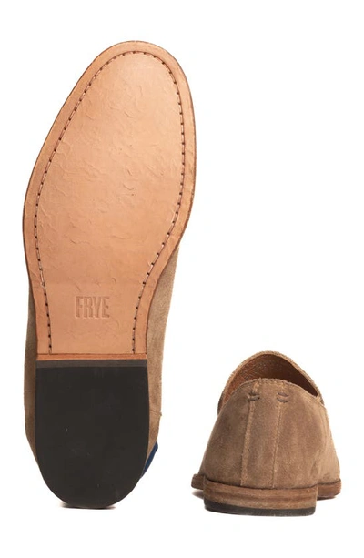 Frye Men's Chris Venetian Suede Slip-on Loafers In Ash