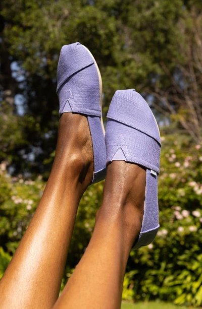 Toms Alpargata Slip-on In Bright Purple