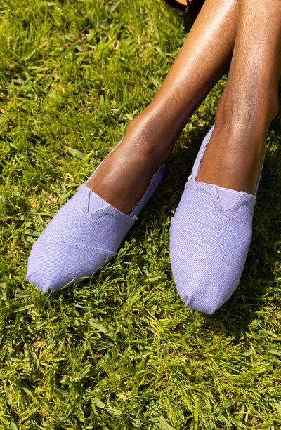 Shop Toms Alpargata Slip-on In Bright Purple