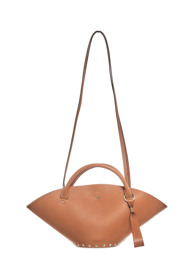 Shop Jil Sander Handbags In Brown