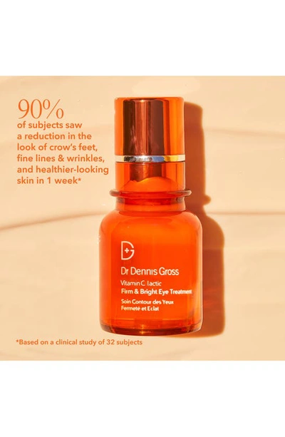 Dr Dennis Gross Skincare Dr. Dennis Gross Skincare 0.5oz Vitamin C + Lactic Firm & Bright Eye Treatment