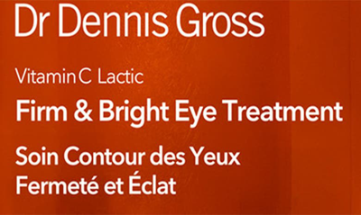 Shop Dr Dennis Gross Skincare Vitamin C Lactic Firm & Bright Eye Treatment, 0.5 oz