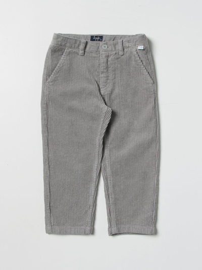 Shop Il Gufo Trousers  Kids In Grey