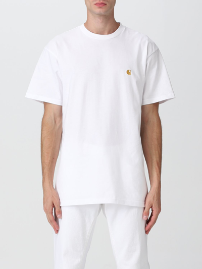 Shop Carhartt T-shirt  Wip Men Color White