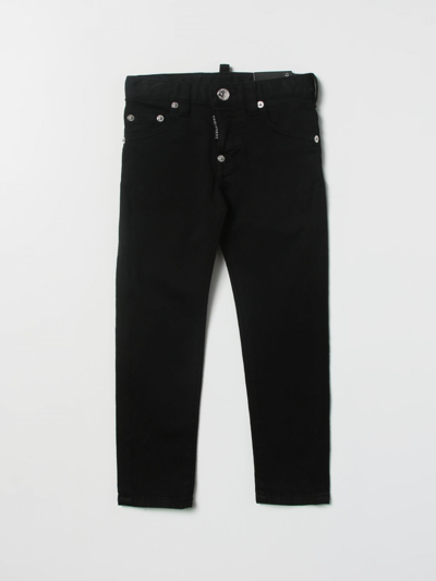 Shop Dsquared2 Junior Jeans  Kids Color Black