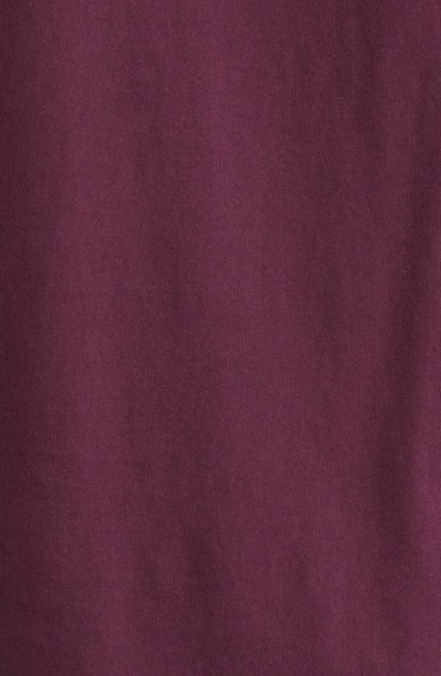 Shop Vince Regular Fit Garment Dyed Cotton Polo In Deep Wine