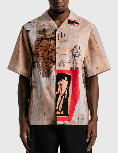 Shop Misbhv Basquiat Edition ''big Shoes'' Shirt In Multicolor