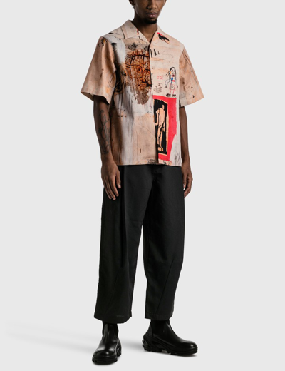 Shop Misbhv Basquiat Edition ''big Shoes'' Shirt In Multicolor