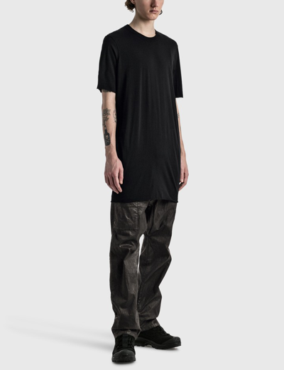 Shop 11 By Boris Bidjan Saberi Short Sleeve T-shirt In Black