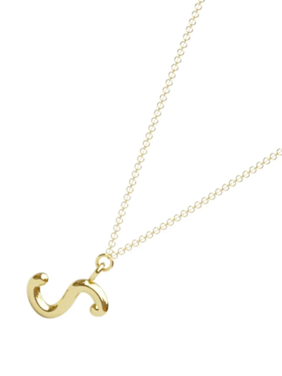Shop The Alkemistry 18kt Yellow Gold Love Letter S Necklace