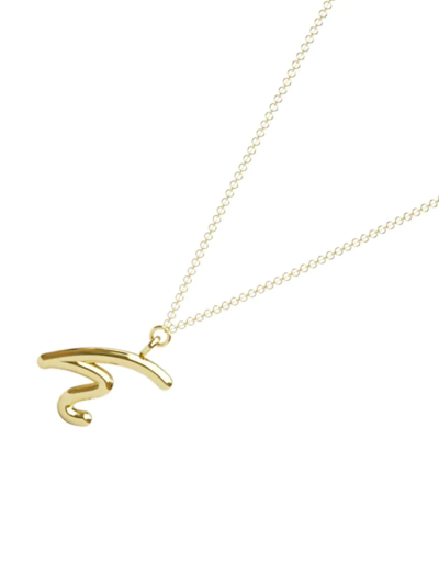 Shop The Alkemistry 18kt Yellow Gold Love Letter H Necklace
