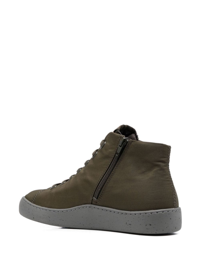 Shop Camper Peu Touring High-top Sneakers In Green