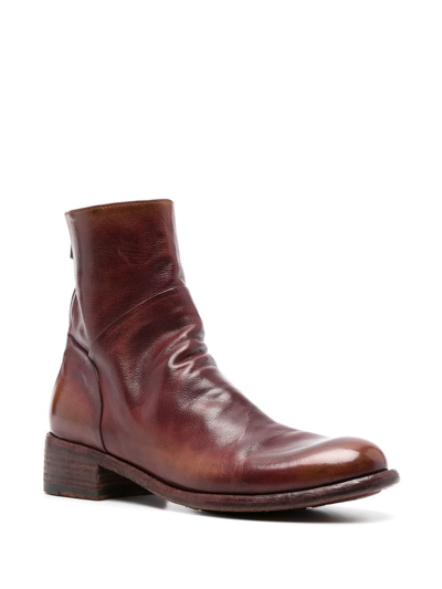 Officine Creative Lison Ankle Boots In Brown
