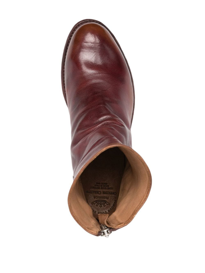 Officine Creative Lison Ankle Boots In Brown