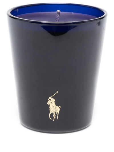 Shop Ralph Lauren California Romantic Single-wick Candle In Blau