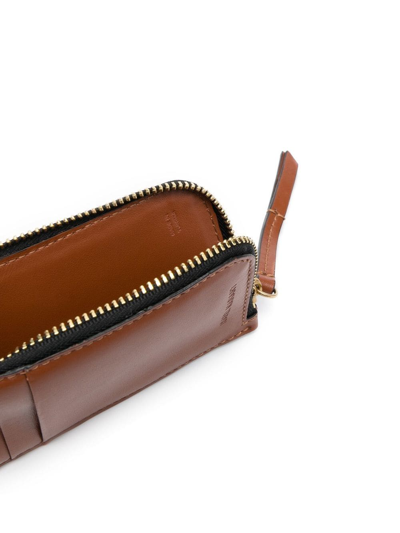 Shop Isabel Marant Zip-fastening Leather Wallet In Brown