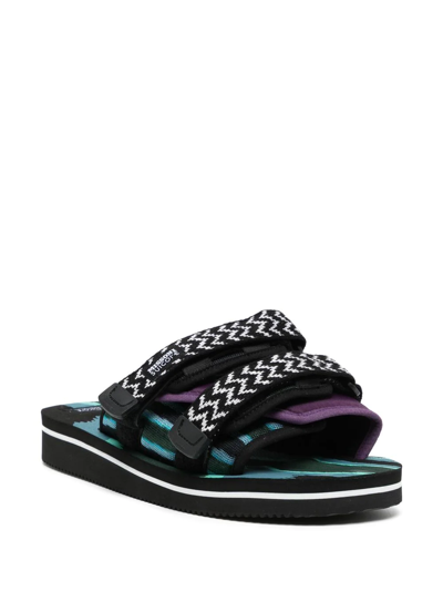 Shop Suicoke X Missoni Moto-msn-car1 Sandals In Multicolour