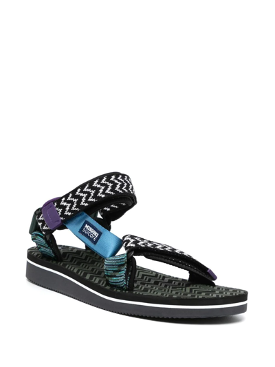 Shop Suicoke X Missoni Depa-sm-var1 Sandals In Multicolour