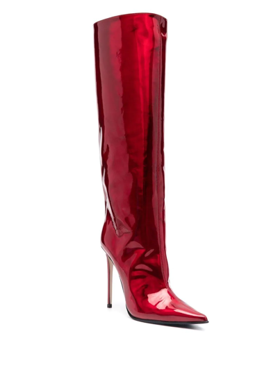 Shop Le Silla Eva Knee-high Boots In Rot