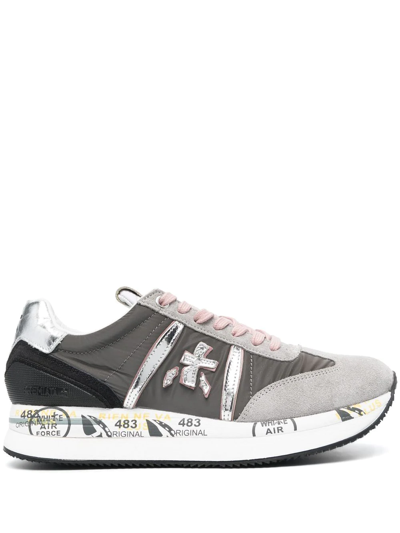 Shop Premiata Conny 5949 Low-top Sneakers In Grau