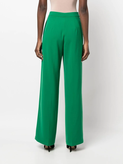 Shop Blanca Vita Primula Wide-leg Trousers In Grün