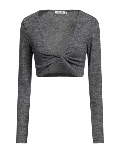 Shop Na-kd Woman Sweater Grey Size L Viscose, Polyester, Elastane