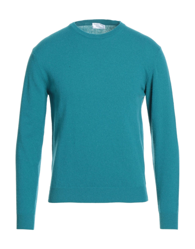 Shop Spadalonga Sweaters In Turquoise