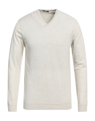 Shop Daniele Alessandrini Homme Sweaters In Light Grey