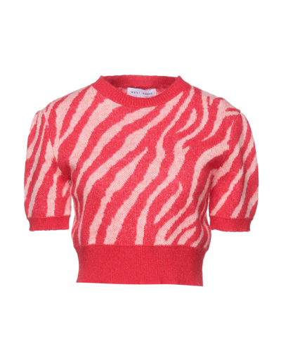 Shop Weili Zheng Woman Sweater Red Size M Nylon, Wool, Mohair Wool