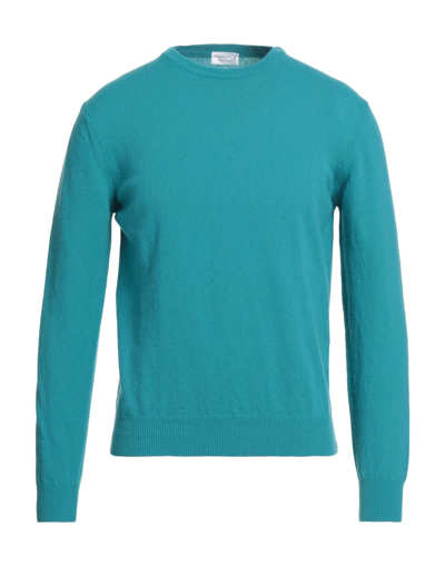 Shop Spadalonga Sweaters In Turquoise