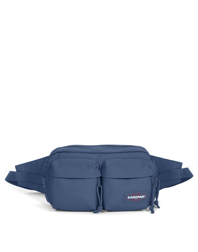 Shop Eastpak Bumbag Double Black Belt Bag Slate Blue Size - Polyester
