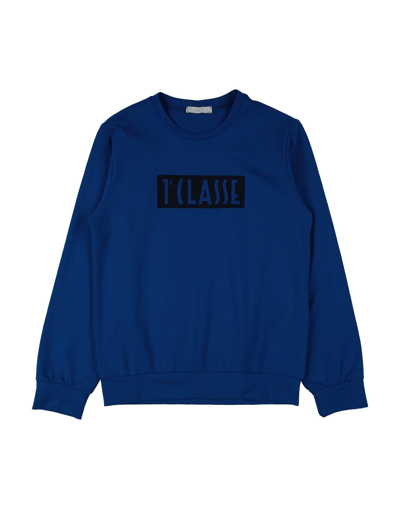 Shop Alviero Martini 1a Classe Toddler Sweatshirt Blue Size 4 Cotton, Elastane