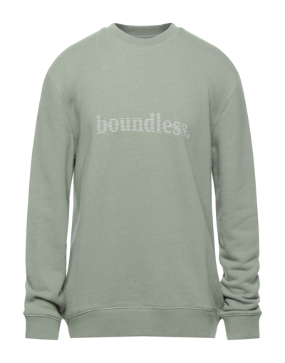 Shop Minimum Sweatshirts In Sage Green